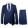 Modern 3-Piece Suit for Men – Rossi Man Max Tailored Slim Fit in Solid Navy | RM1393