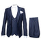 Rossi Man MAX RM1711 Slim Fit 3-Piece Suit – Stylish Navy Formalwear for Men