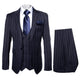 Rossi Man MAX RM1725 Slim Fit 3-Piece Suit – Modern & Stylish Navy Suit for Men