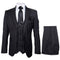 Rossi Man Max RM1728 – Slim Fit 3-Piece Men’s Suit in Black Stripe