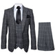 Rossi Man RM1742 – Max Collection Stylish Slim Fit Men’s Suit in Brown