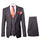 Rossi Man MAX RM1787 Slim Fit 3-Piece Suit Stylish and Elegant Mens Formal wear