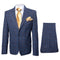 Rossi Man MAX RM1835 Slim Fit 3-Piece Suit – Modern Tailored Blue Suit for Men
