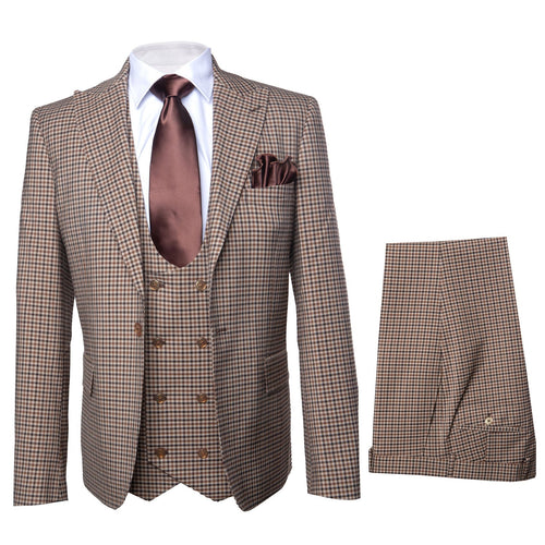 Rossi Man MAX RM1839 Slim Fit 3-Piece Suit â€“ Stylish Formalwear for Men