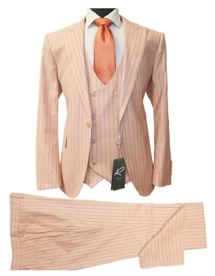 Rossiman Suits For Sale -  Mens Designer Suit - Fashion Suits - Fancy Peach Suits Peach Prom 2026 Suits Peach Prom 2026 Suits