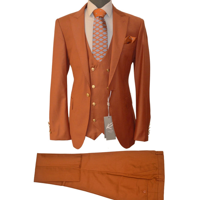 Rossiman Suits For Sale -  Mens Designer Suit - Fashion Suits - Fancy Peach Suits Peach Prom 2026 Suits Peach Prom 2026 Suits