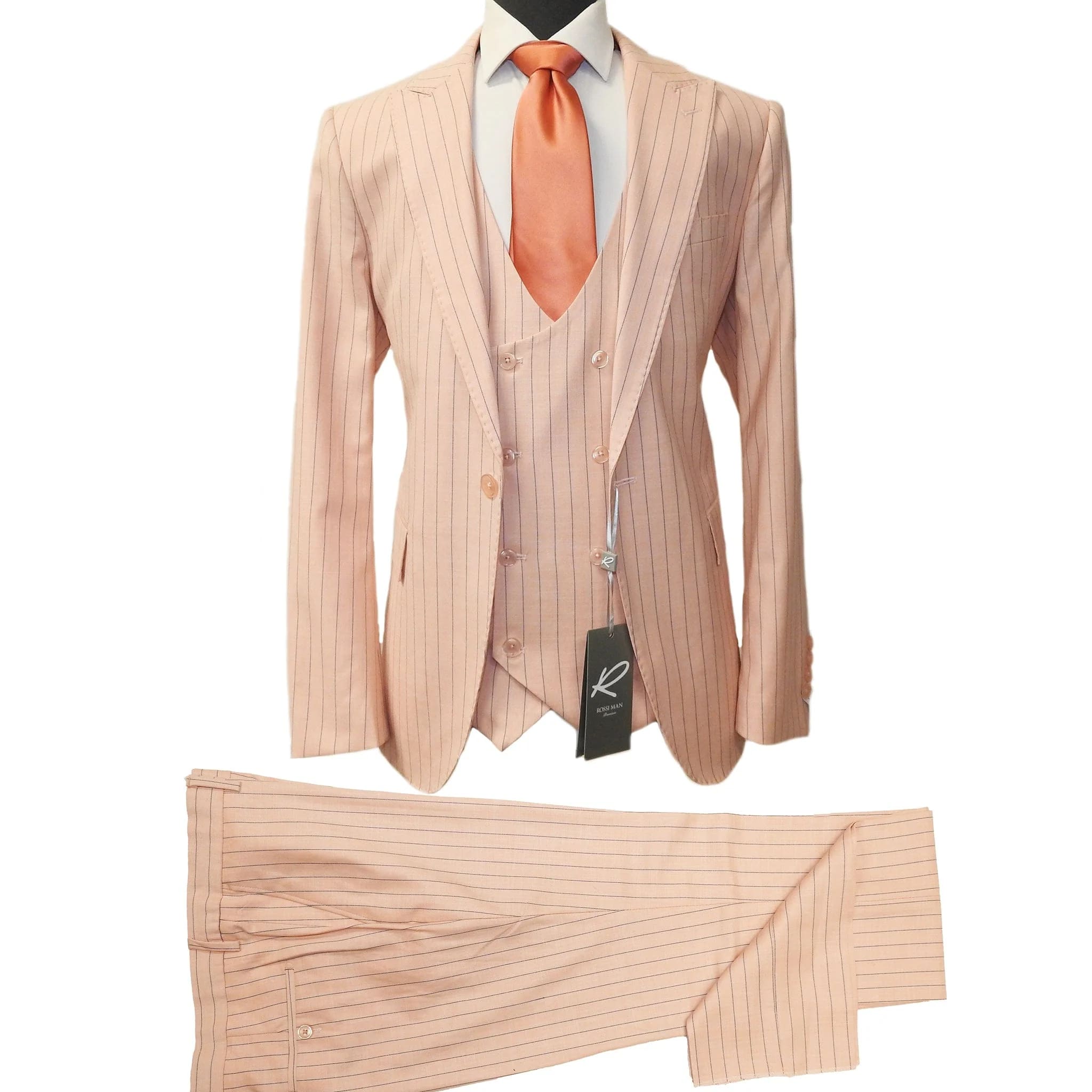 Rossiman Suits For Sale -  Mens Designer Suit - Fashion Suits - Fancy Peach Suits