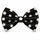 Mens Bowtie Tie - Bow Tie in Color Black and White