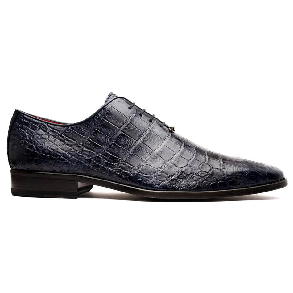 Marco Di Milano Bono Men's Shoes Genuine Alligator Dress Whole-cut Oxfords - 6