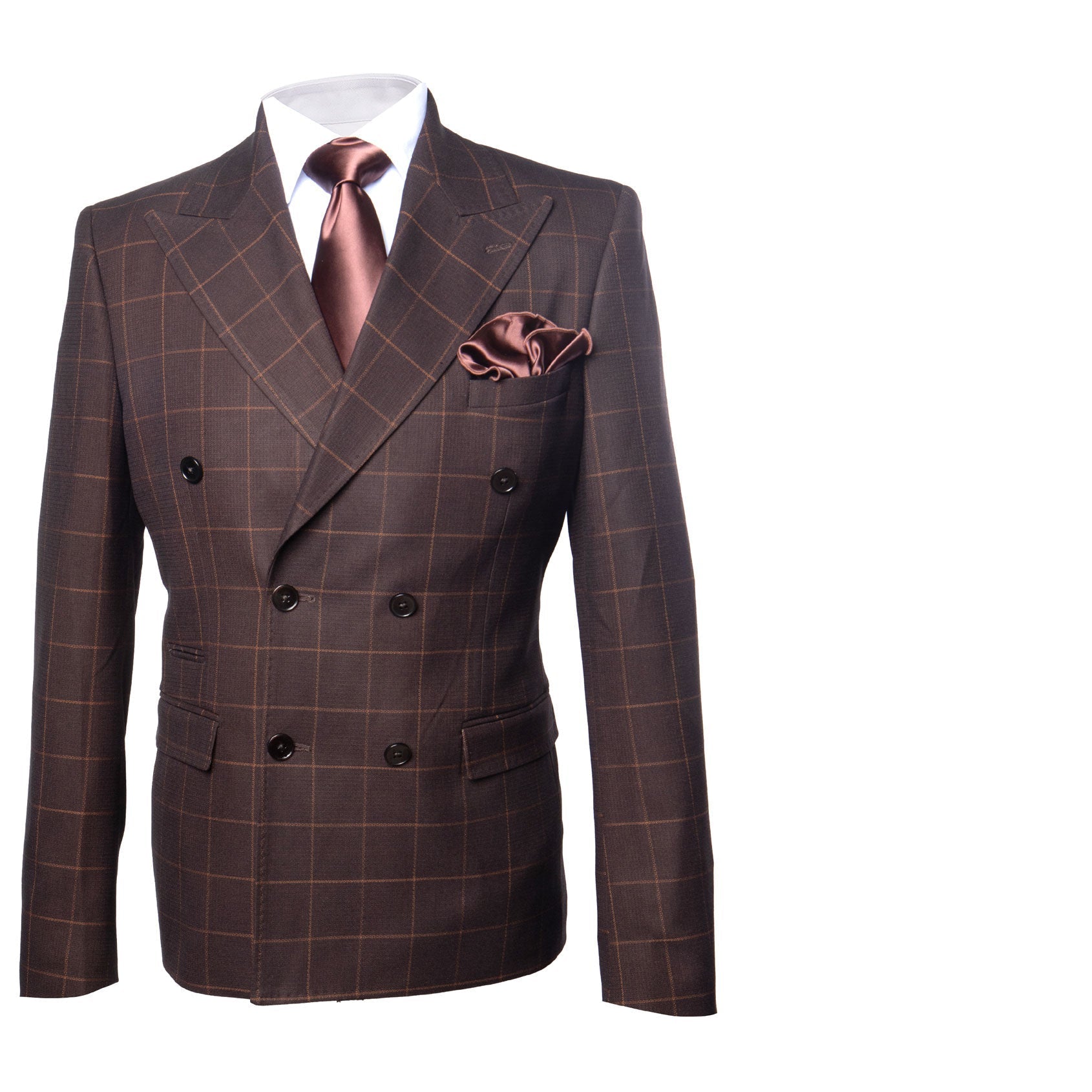 Mens Rossi Man Milano RM1848 Slim Fit Stylish Suit | Modern Formal wear for Men - 34R