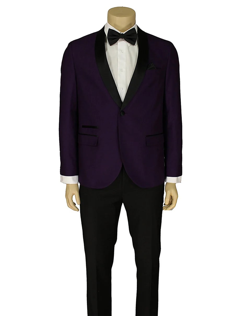 Purple Prom Suit - Purple Prom Outfit - Purple Prom 1 Button Tuxedo