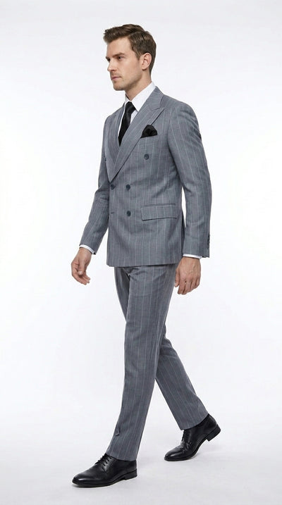 Rossi Man Milano RM1726 Men's Modern Fit 3-Piece Suit | Stylish Formal
