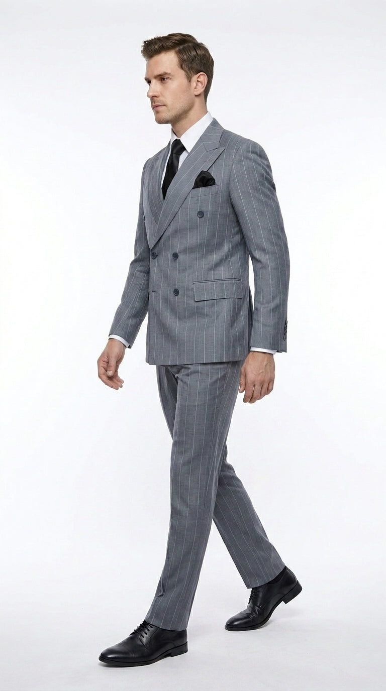 Rossi Man Milano RM1726 Men's Modern Fit 3-Piece Suit | Stylish Formal