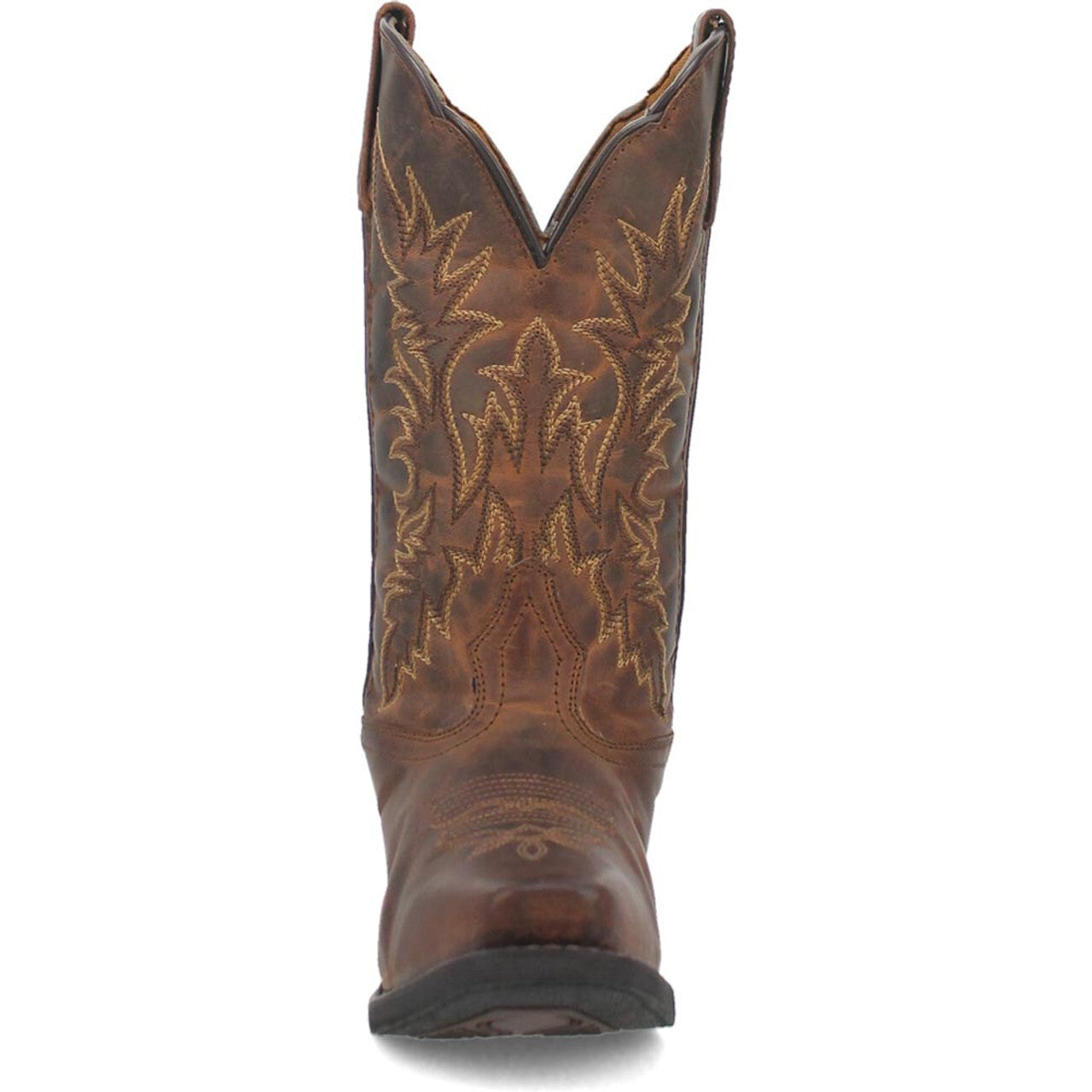 Laredo Malinda Tan Leather Round Toe Women Boots - 6