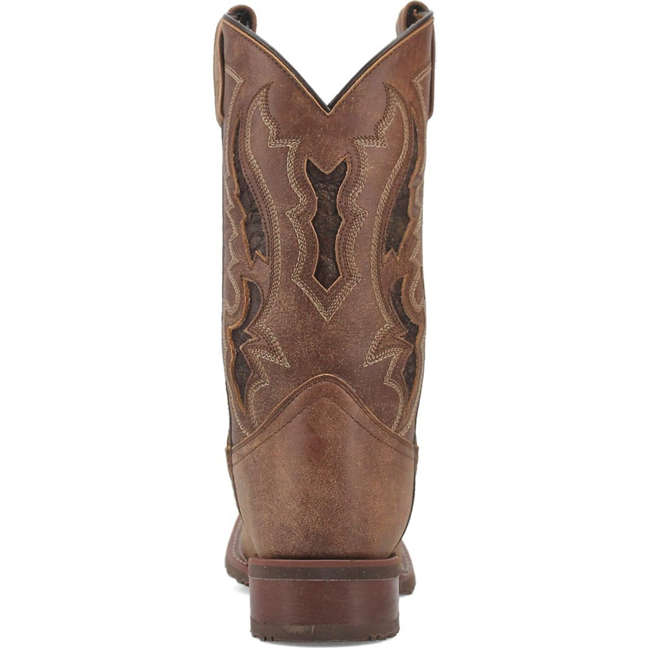 Laredo Martie Tan Broad Square Toe Boots for Men - 8D