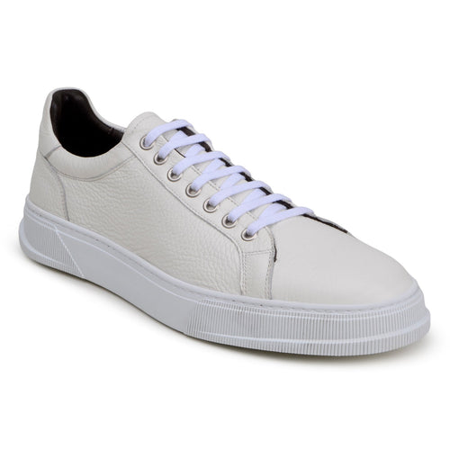 Belvedere Matteo Deerskin Shoe - Milk