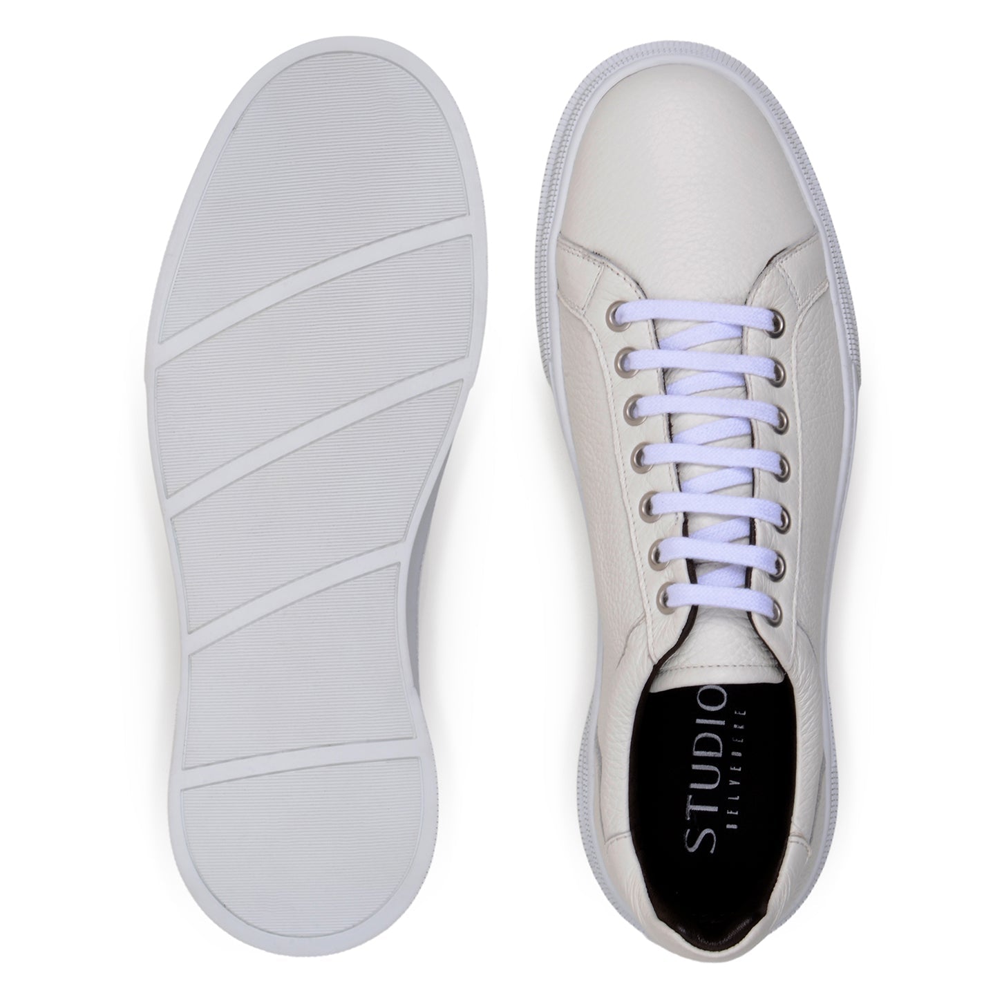 Belvedere Matteo Deerskin Shoe - Milk