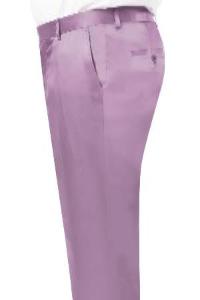 Shiny Dress Pants Mauve - Sharkskin Pant For Men - Sateen Pants - dress size pants : 28 Unfinished bottom
