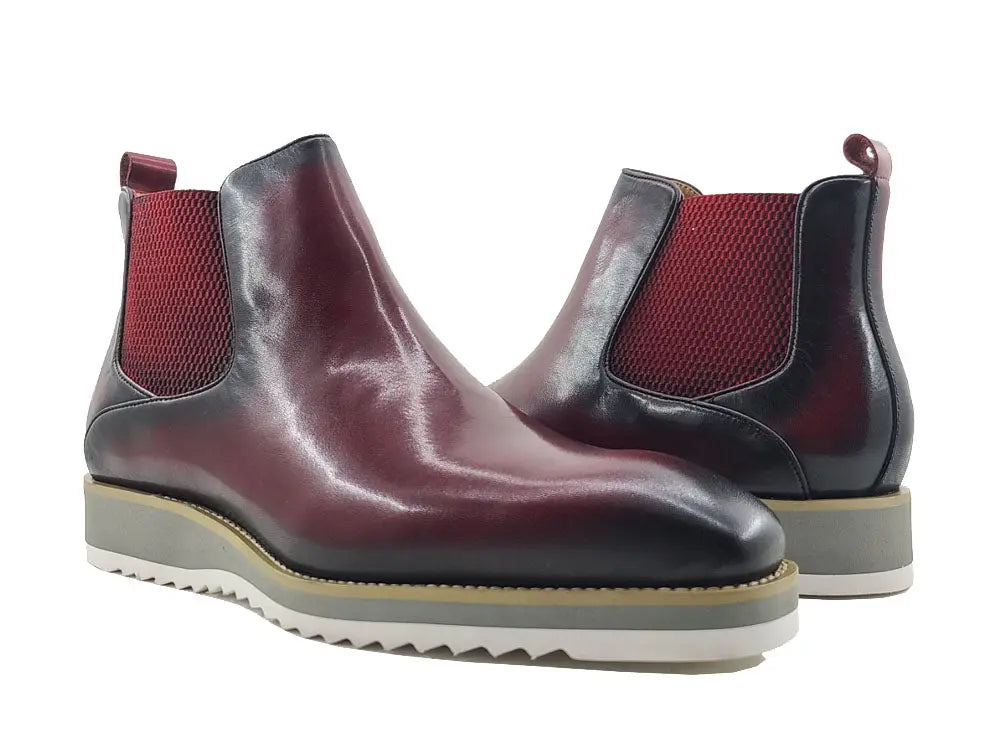 Men's Patina Chelsea Boot-New Designer Collection - 7.5