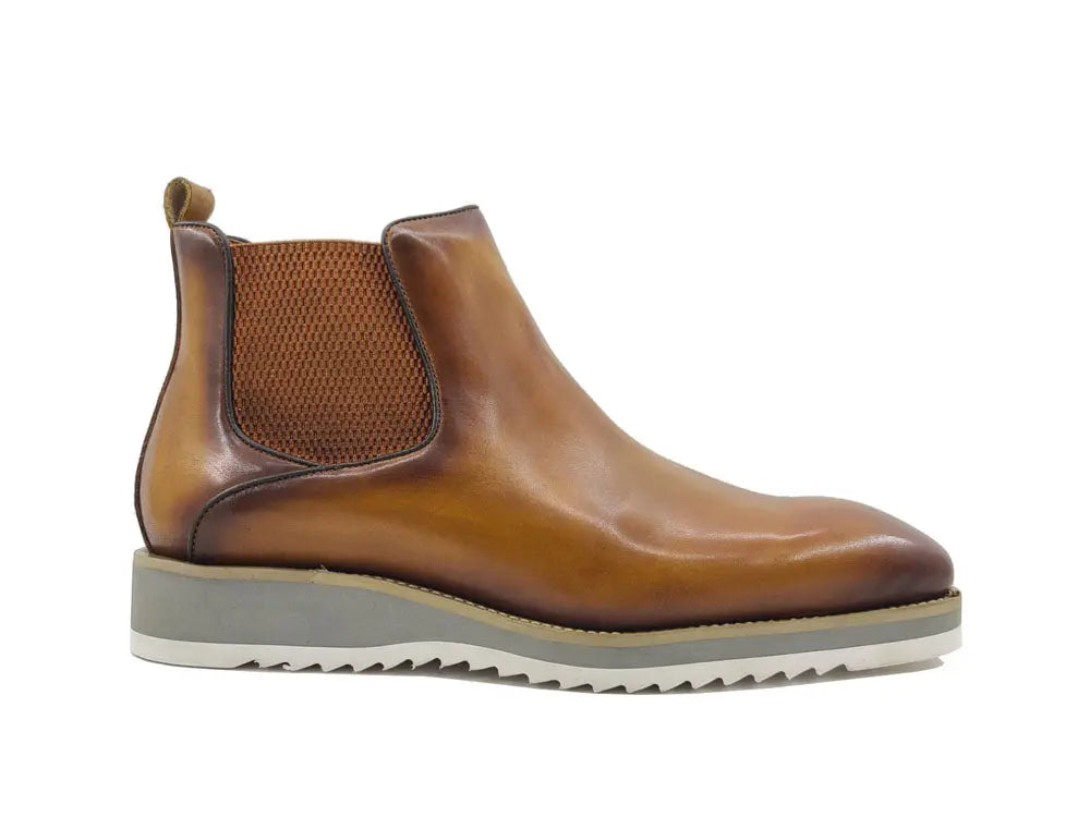 Men's Patina Chelsea Boot-New Designer Collection - 7.5