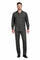 Mens Luxury Charcoal Grey Wool Two-Piece Leisure Walking Suit