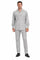 Mens Luxury Grey Wool Two-Piece Leisure Walking Suit