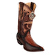 Men's King Exotic Boots Genuine Baby Caiman Tail 3x Toe Brown (495v20107)