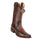 Men's King Exotic Boots Genuine Caiman Belly European Toe Brown (477bd8207)