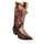 Men's King Exotic Genuine Python Boots 3x Toe Rustic Brown (495v25785)