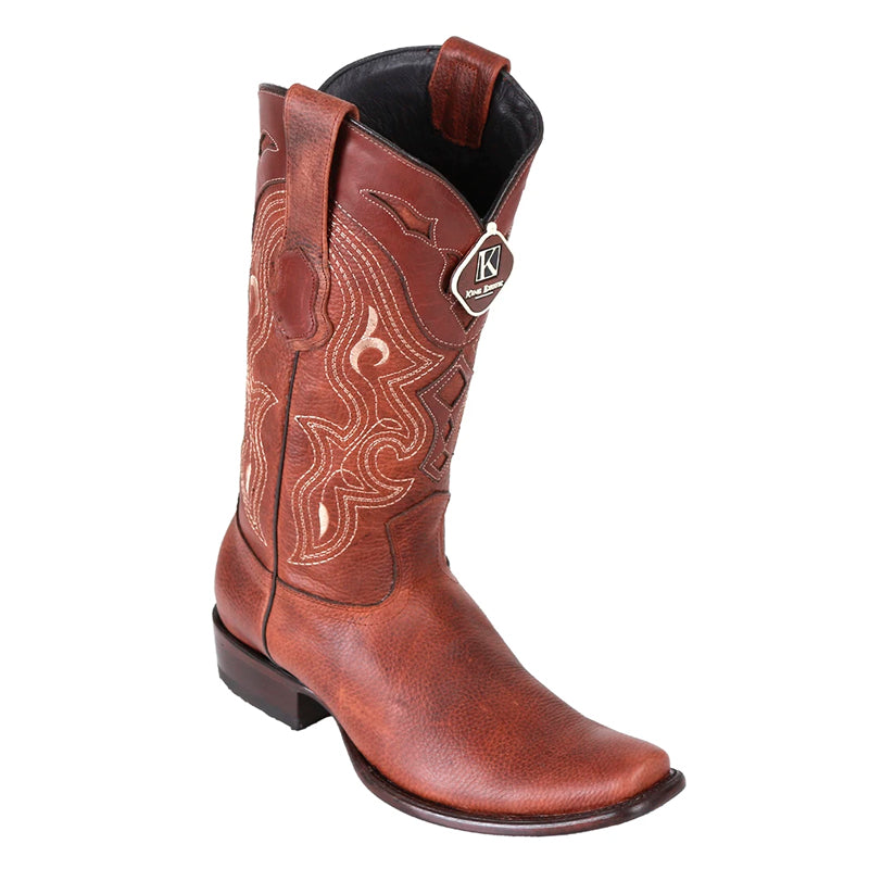 Men's King Exotic Leather Boots Dubai Toe Handcrafted Brown (4792707) - 6 E