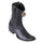 Men's King Exotic Leather Boots Dubai Toe Handcrafted Black (479B2705)