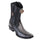 Men's King Exotic Ostrich Leg Boots With Deer Dubai Toe Handcrafted Faded Gray (479BF0538)