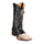 Men's King Exotic Genuine Python Boots 3x Toe Natural & Black (495v25749)