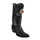 Men's King Exotic Snip Toe Sharkskin Boots Handcrafted Black (494R0905)