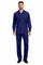 Mens Luxury Navy Blue Wool Two-Piece Leisure Walking Suit