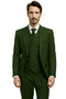 Mens 1930s Suits - Hunter Green Suit