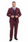 Men’s Burgundy Vintage Style Wool Suit