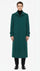 Men’s Full-Length Green Overcoat