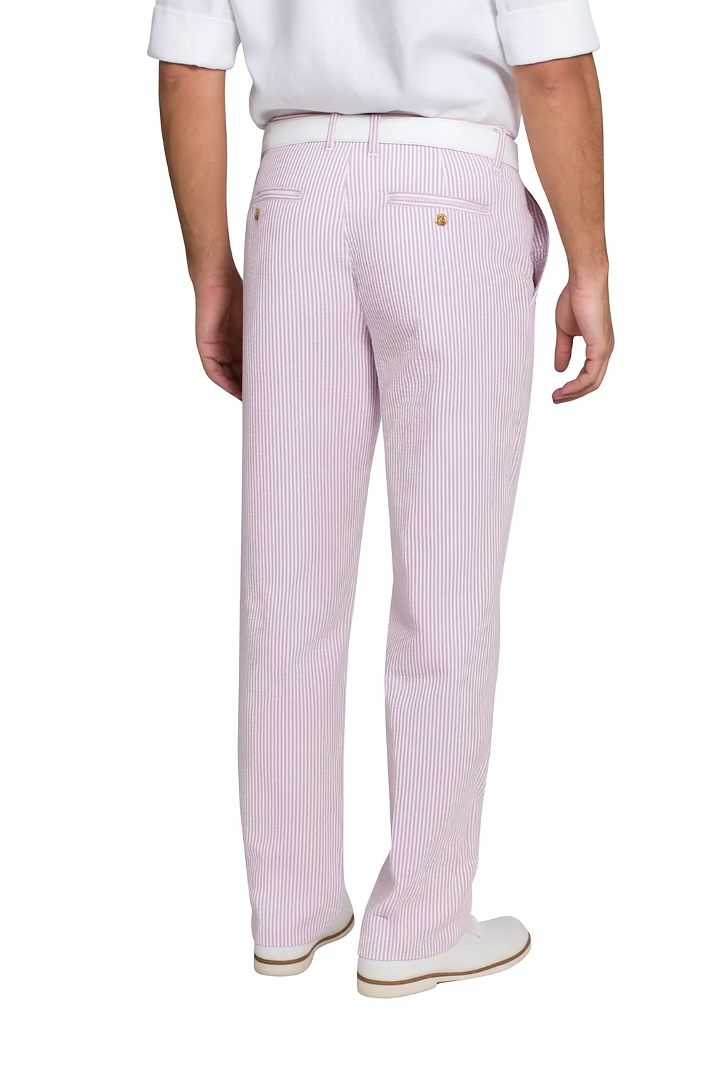 Men's Purple Lavender Seersucker Sear sucker suit dress pants - dress size pants : 28 Unfinished bottom
