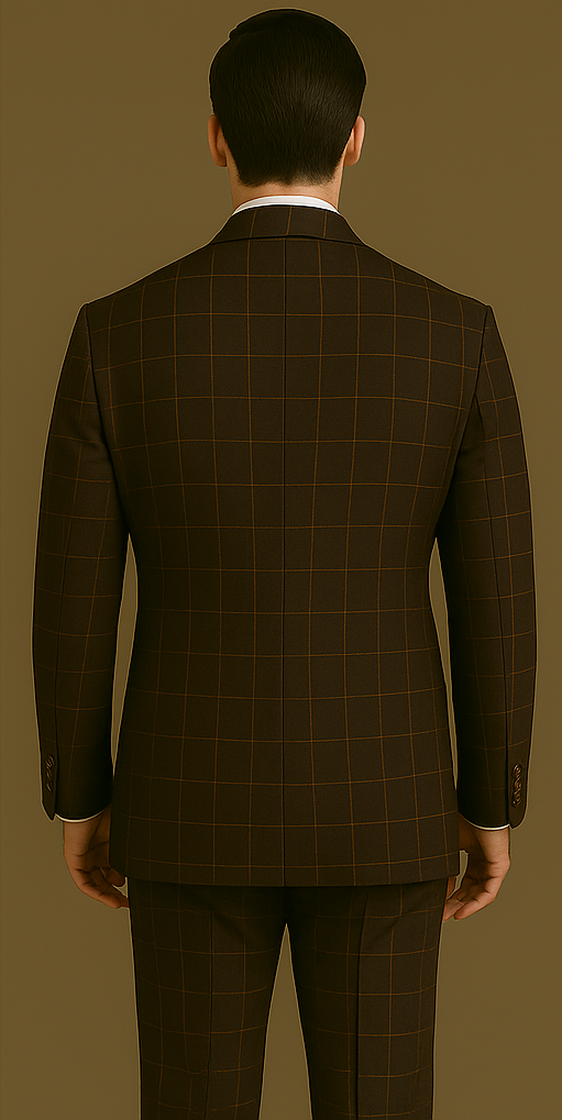 Men’s Rossi Man Milano RM1848 – Slim Fit Stylish Suit | Modern Formalwear for Men - 34R