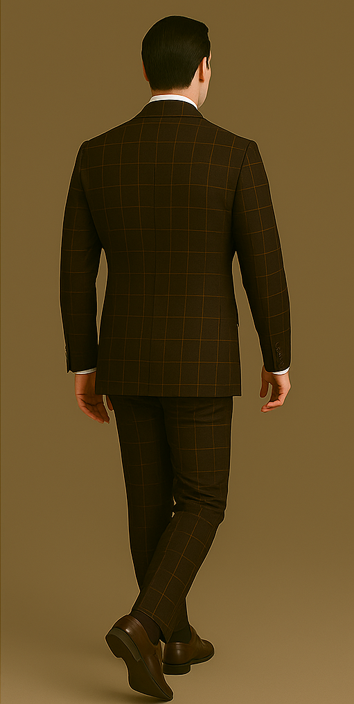 Men’s Rossi Man Milano RM1848 – Slim Fit Stylish Suit | Modern Formalwear for Men - 34R