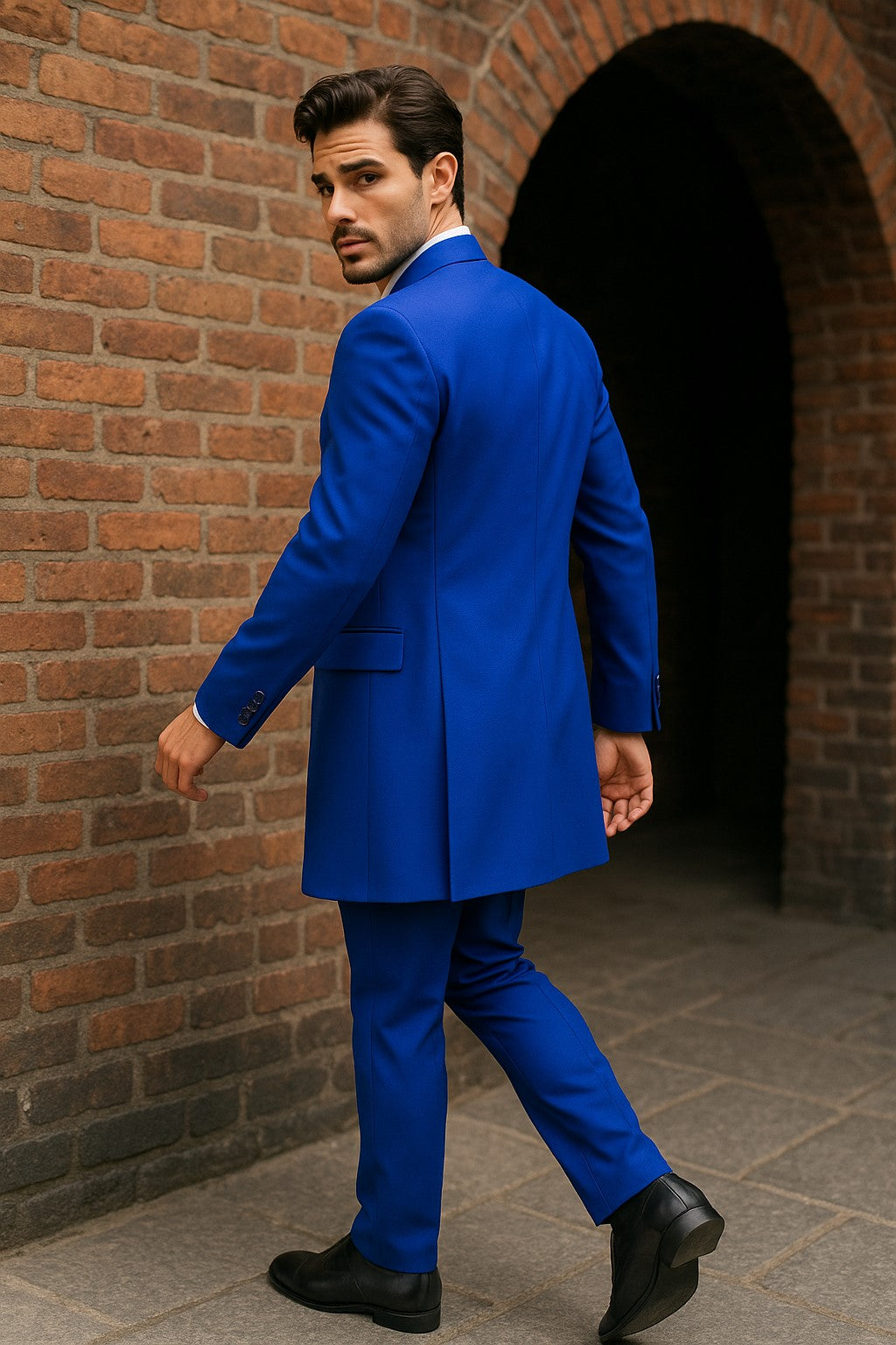 Men's Royal Seven Button Zoot Dress Zoo t Suit - Pimp Suit - Zuit Suit for Men