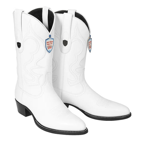 Mens White Western Cowboy Boots - Genuine Leather - Handcrafted Rodeo Style-New Designer Collection