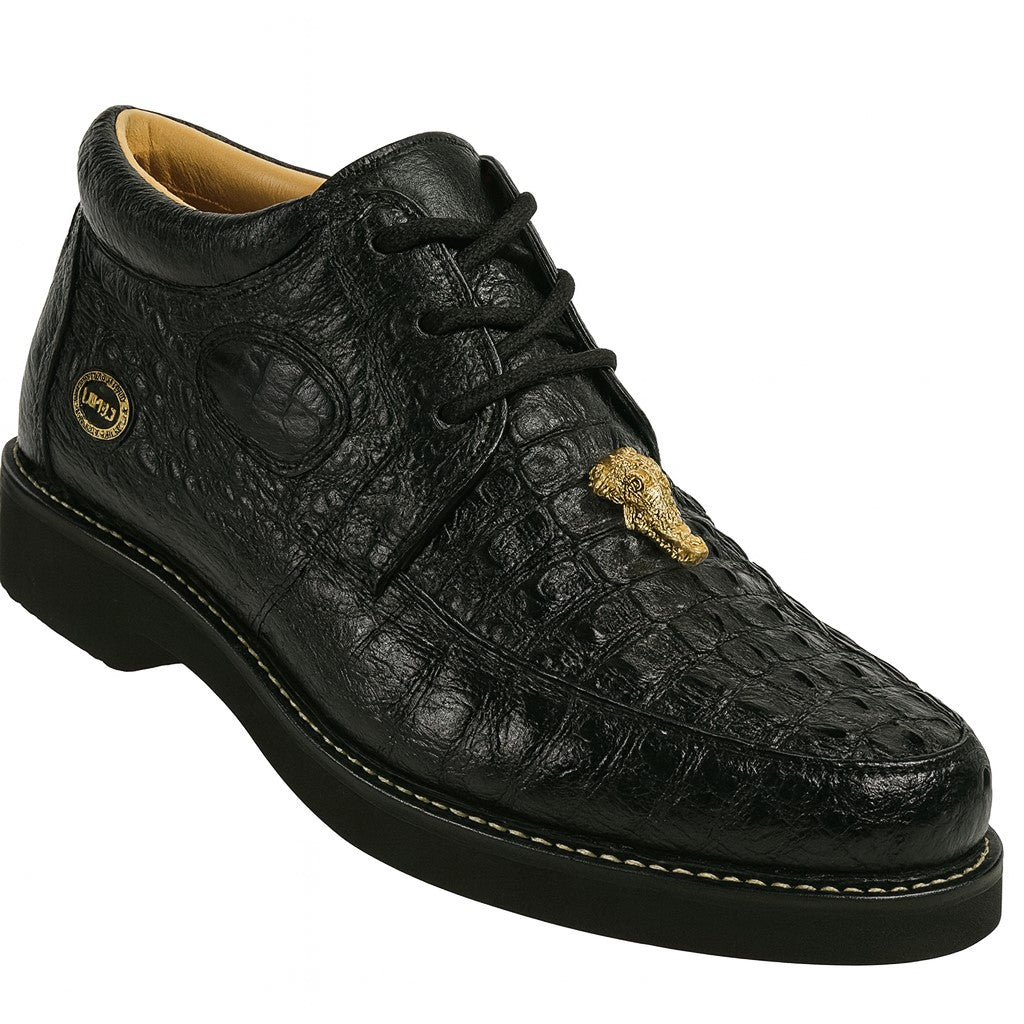 Men's Wild West Boots Caiman and Ostrich Skin Shoe 2ZA050205-New Designer Collection - 6