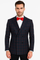 Double Breasted Suit in Black and Red Plaid Window Pane Suit - Gangster Suit 1920s Suit