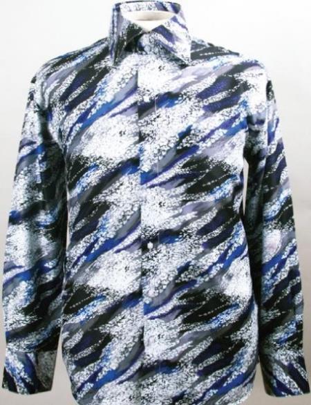 M Blue Fancy Polyester Dress Club Clubbing Clubwear Shirts With Button Cuff For Men's Dress Shirt Night Club Outfit Guys Wear For Men Clothing Fashion M Blue Fancy Polyester Dress Club Clubbing Clubwear Shirts With Button Cuff For Men's Dress Shirt Night Club Outfit Guys Wear For Men Clothing Fashion