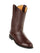 Men's Original Michel Genuine Deer Leather Brown Pull On Roper With Leather Sole Dress Cowboy Boot Cheap Priced For Sale Online