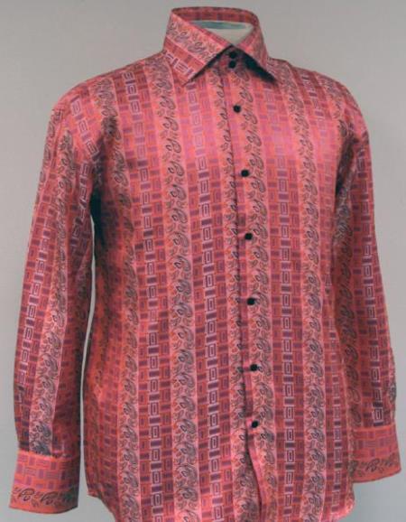 Button Cuff Colar Night Club Outfit Guys - XXXL Or 3XL