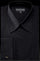 NTDS3008 Best Cheap Priced Designer Sale Men's Solid Black French Cuff Curved Pat Riley Collar Men's Dress Shirt