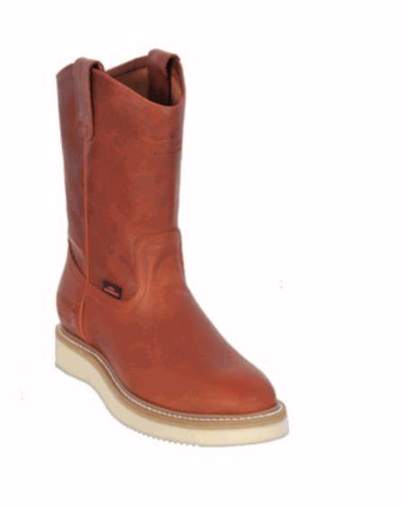 Men's Honey Los Altos Boots Grasso Nappa Work Boot - 6EE